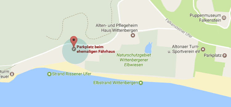 Parkplatz Wittenberger Elbstrand